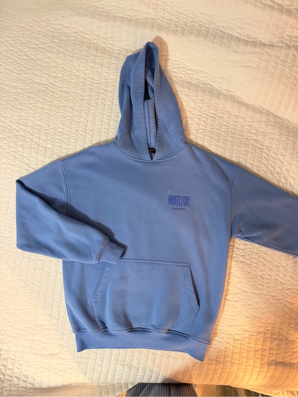 White Fox Boutique Light Blue Hoodie